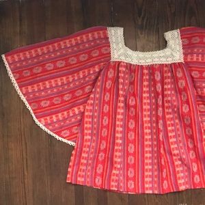 Vintage Wrangler Flutter Sleeve Top